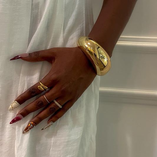Luna Gold Bangle